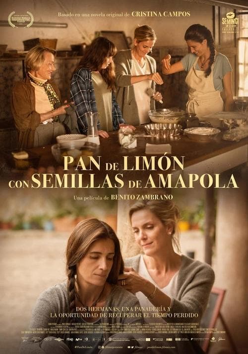 Pan de limón con semillas de amapola afişi