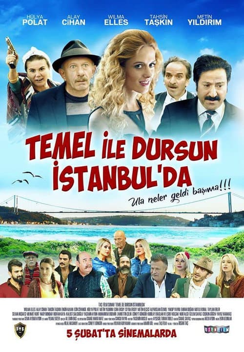 Temel ile Dursun İstanbul'da afişi