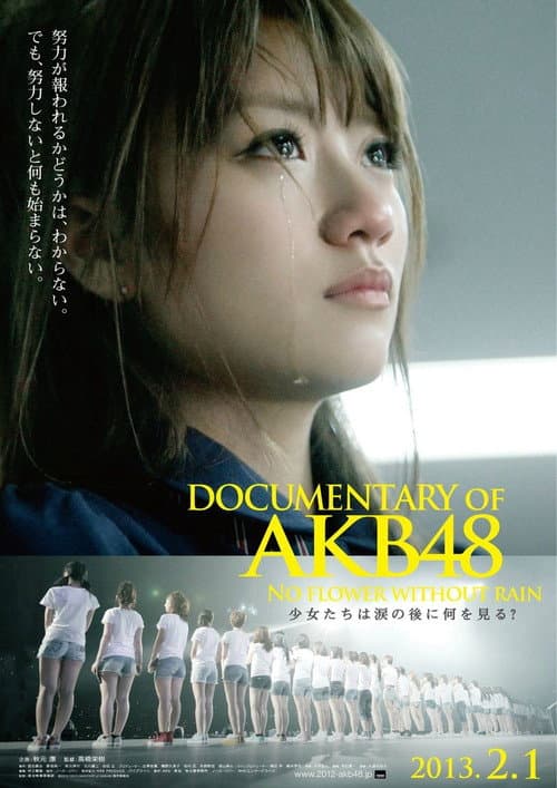 DOCUMENTARY of AKB48 No flower without rain 少女たちは涙の後に何を見る？ afişi
