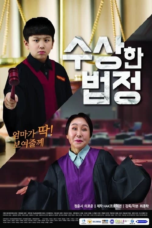 수상한 법정 afişi