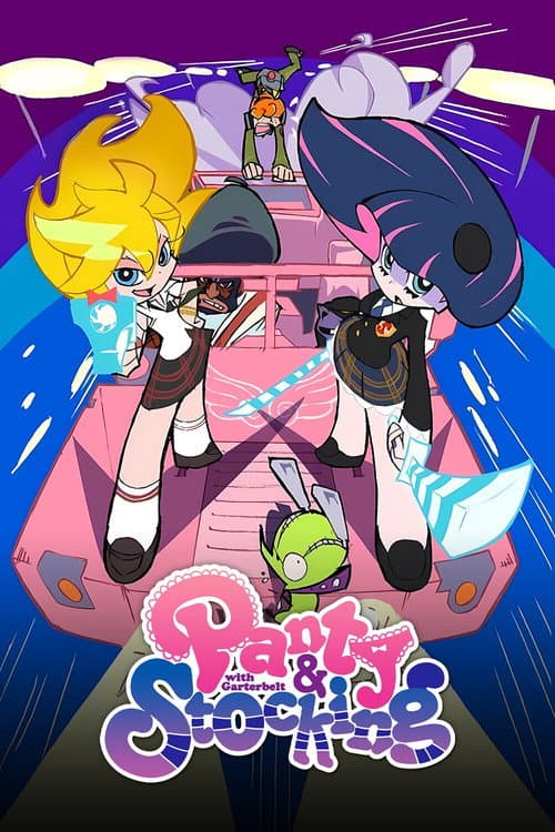 パンティ＆ストッキングwithガーターベルト afişi