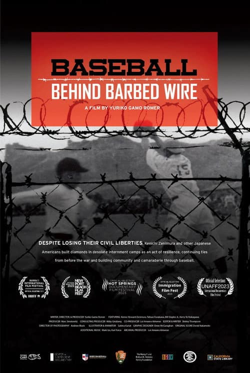 Baseball Behind Barbed Wire afişi