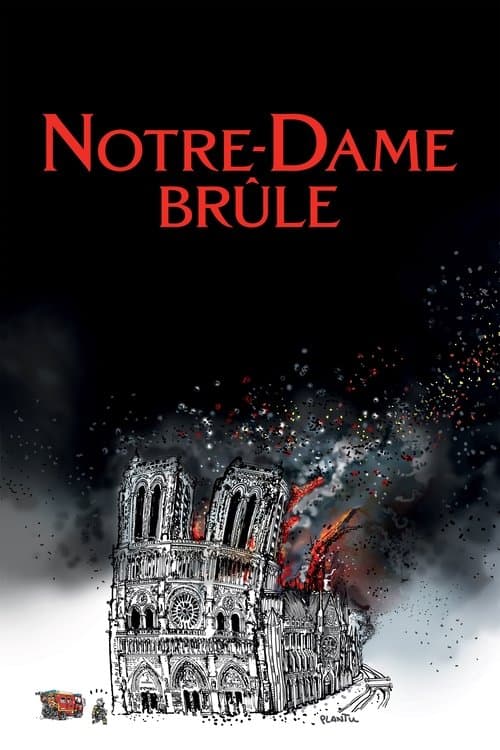 Notre-Dame brûle afişi