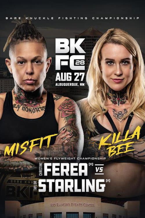 BKFC 28: Ferea vs. Starling afişi