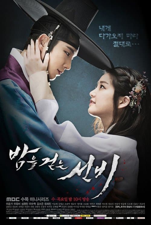 밤을 걷는 선비 afişi