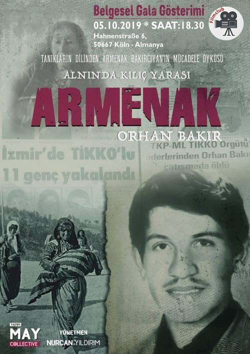 Alnında Kılıç Yarası: Armenak - Orhan Bakır afişi