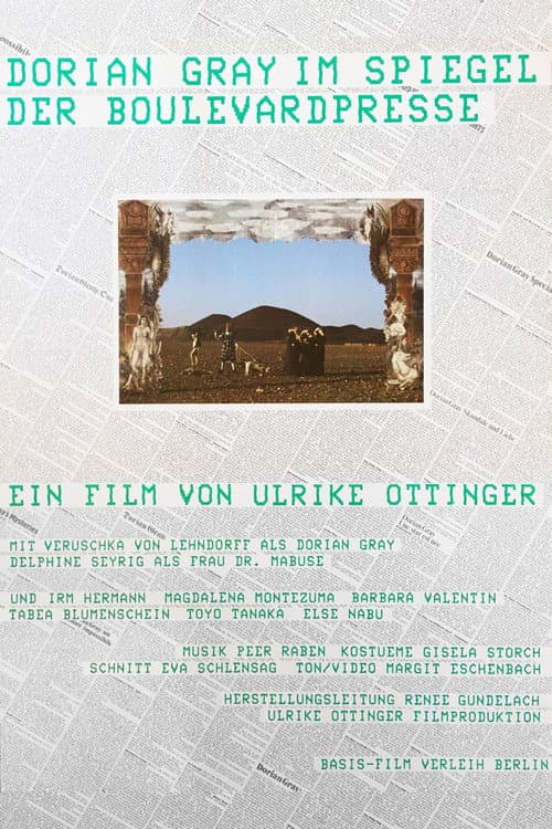 Dorian Gray im Spiegel der Boulevardpresse afişi