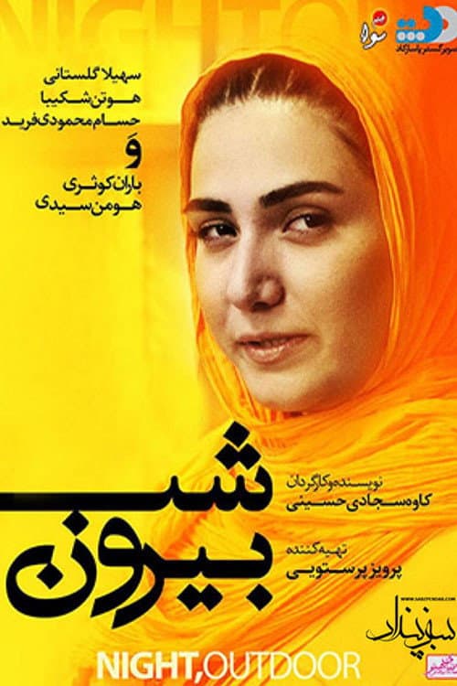 شب بیرون afişi