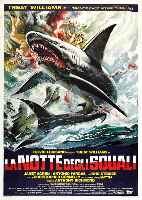 La notte degli squali afişi