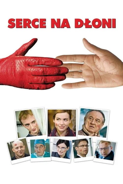 Serce na dłoni afişi