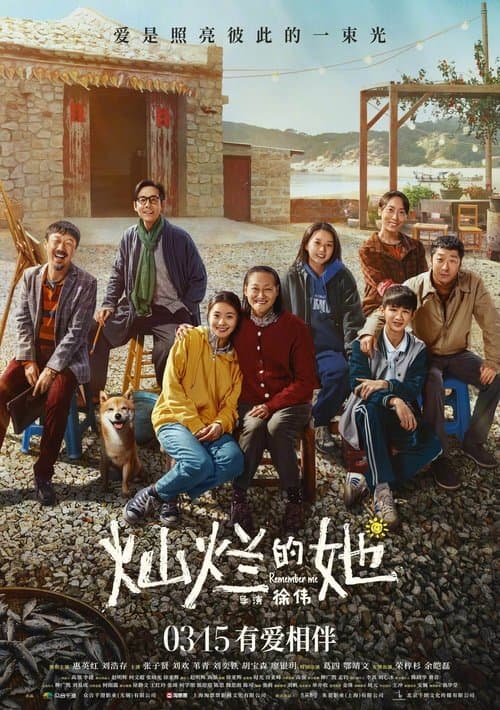 灿烂的她 afişi