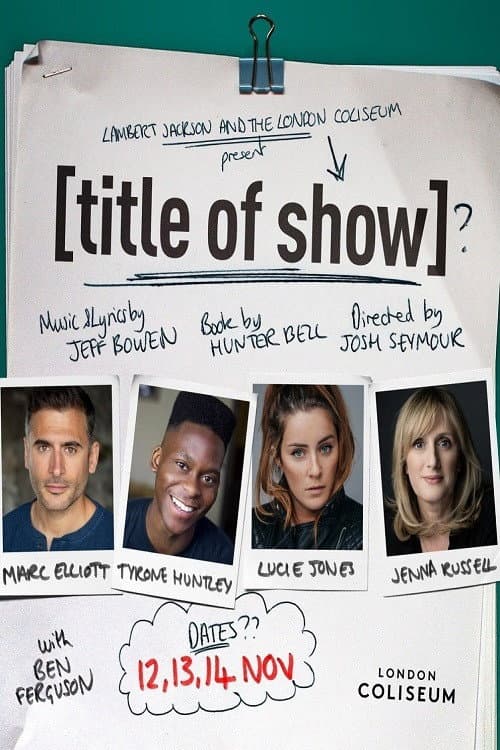 [title of show] afişi