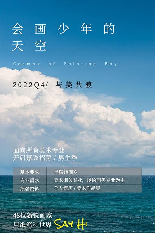 会画少年的天空 afişi