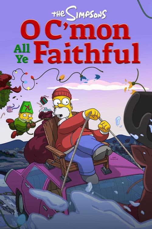 The Simpsons: O C'mon All Ye Faithful afişi