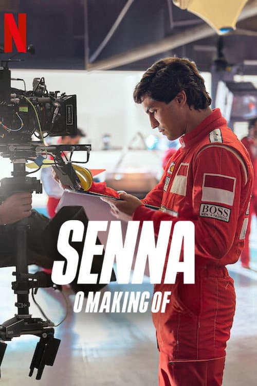 Senna por trás das cameras afişi