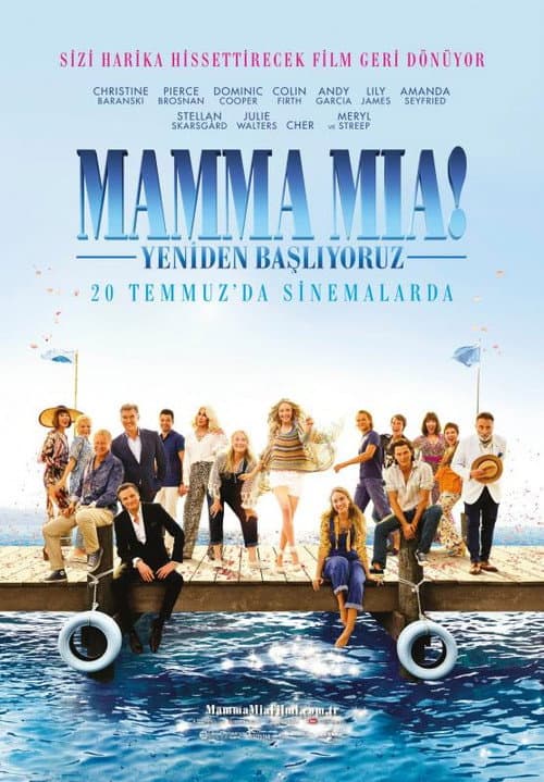 Mamma Mia!: Yeniden Başlıyoruz afişi