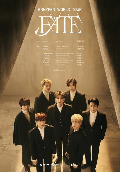 ENHYPEN WORLD TOUR 'FATE' IN SEOUL afişi