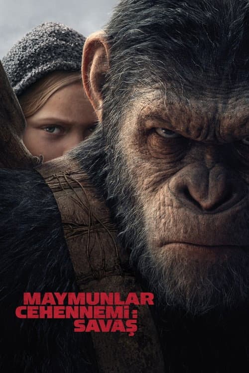Maymunlar Cehennemi: Savaş afişi
