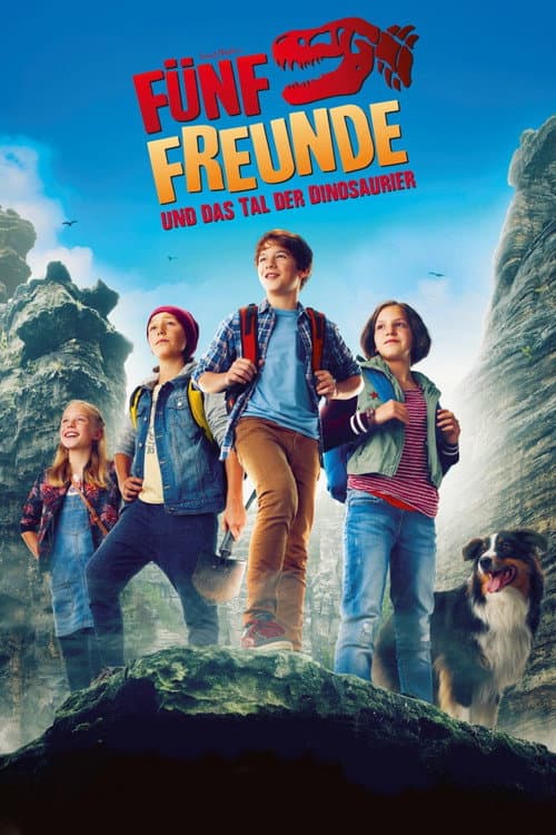 Fünf Freunde und das Tal der Dinosaurier afişi