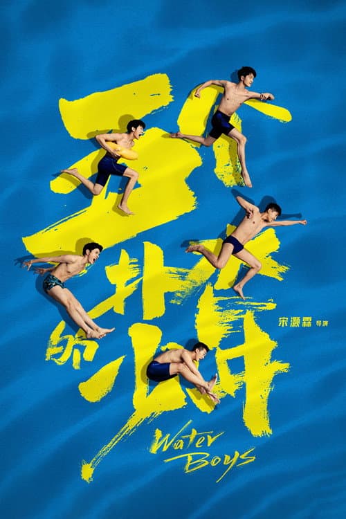 五个扑水的少年 afişi