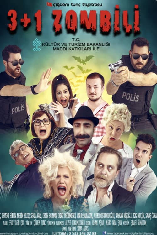 3+1 Zombili afişi
