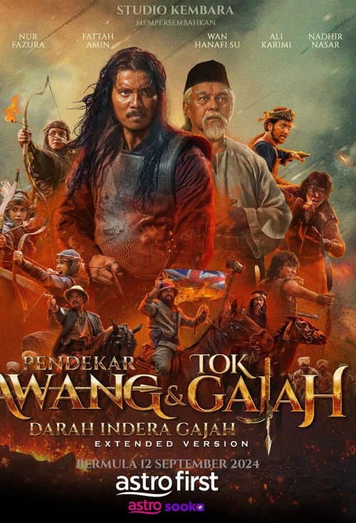 Pendekar Awang & Tok Gajah: Darah Indera Gajah afişi