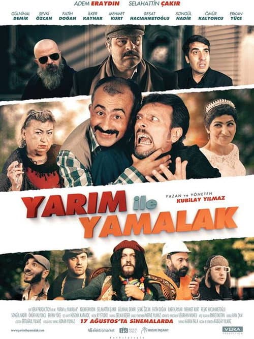 Yarım ile Yamalak afişi