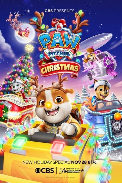 A Paw Patrol Christmas afişi