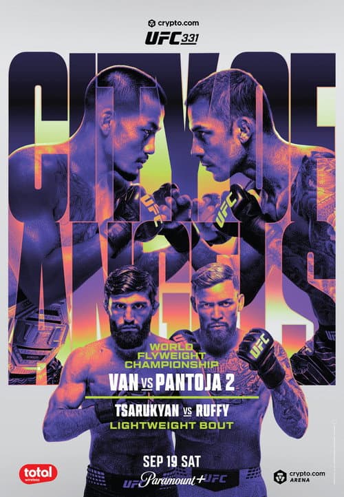 UFC 331: Van vs. Pantoja 2 afişi