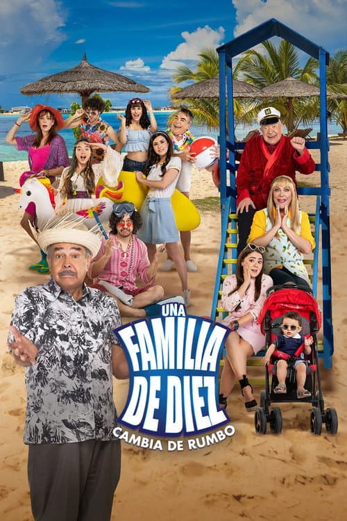 Una familia de diez afişi
