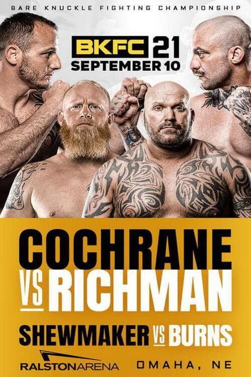BKFC 21: Richman vs. Cochrane afişi