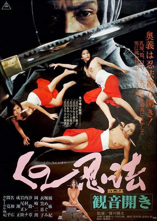 Kunoichi ninpo: Kannon biraki afişi