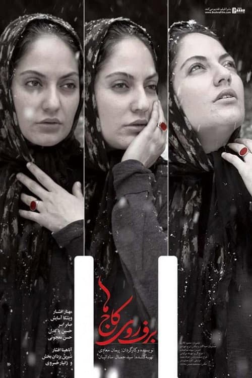 برف روی کاج‌ها afişi