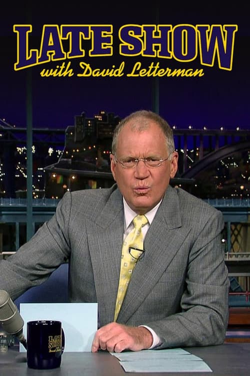 David Letterman ile Geç Gösteri afişi