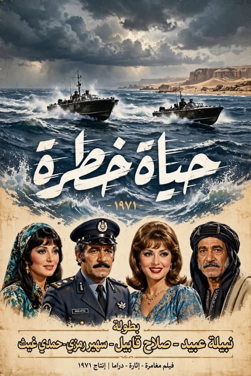 حياة خطرة afişi