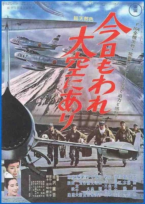 今日もわれ大空にあり afişi