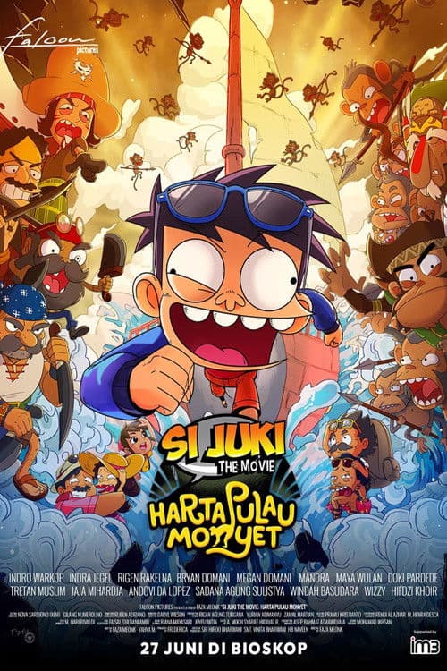 Si Juki the Movie: Harta Pulau Monyet afişi
