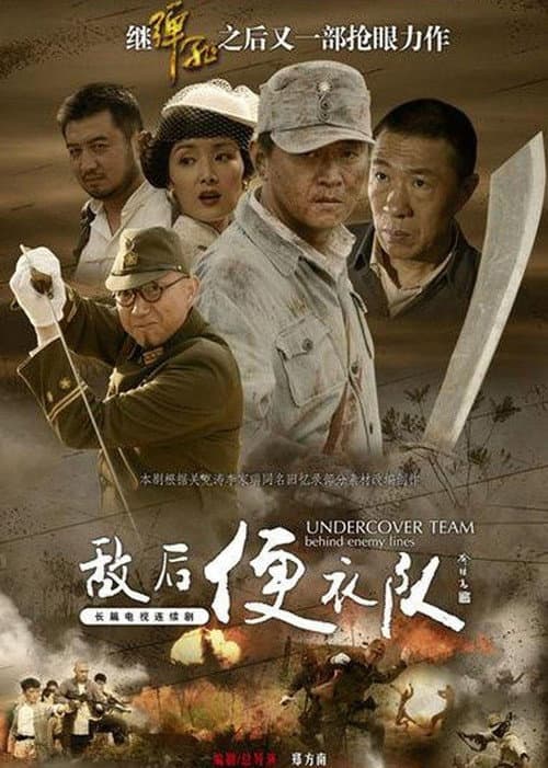 敌后便衣队 afişi
