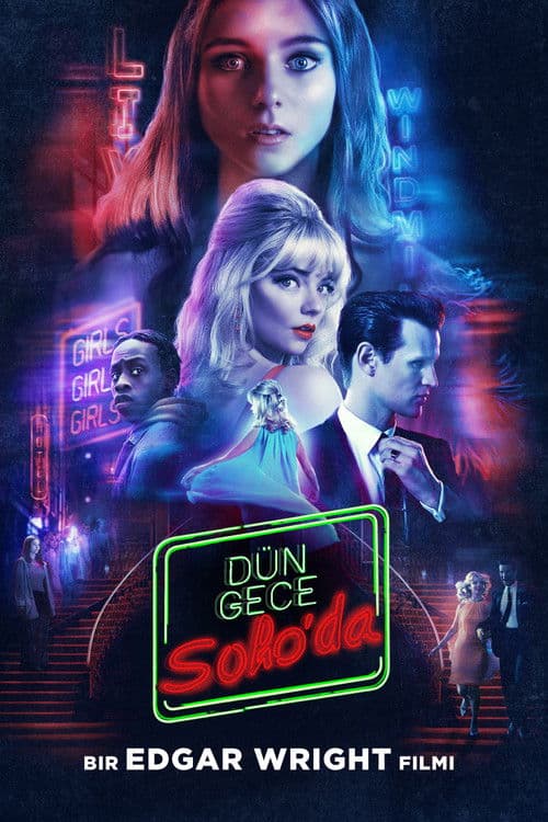 Dün Gece Soho'da afişi