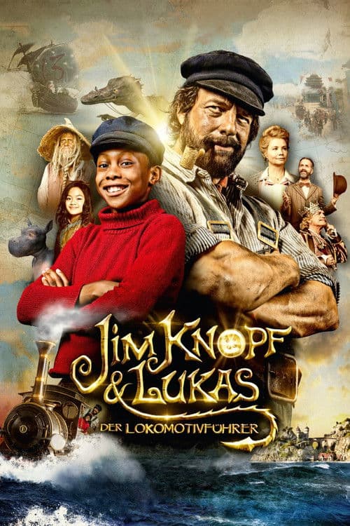 Jim Knopf und Lukas der Lokomotivführer afişi
