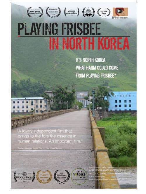 Playing Frisbee in North Korea afişi