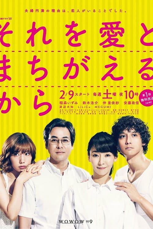 それを愛とまちがえるから afişi