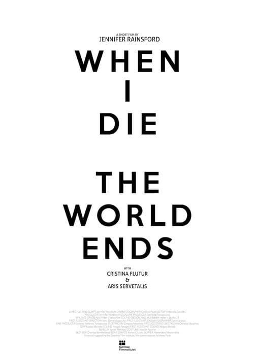 When I Die the World Ends afişi