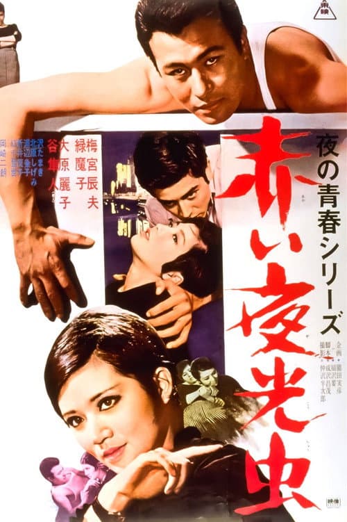 赤い夜光虫 afişi