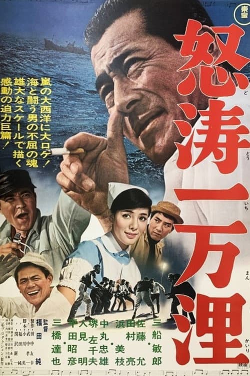 怒涛一万浬 afişi