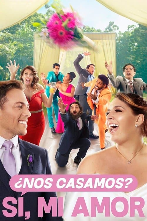 ¿Nos casamos? Sí, mi amor afişi