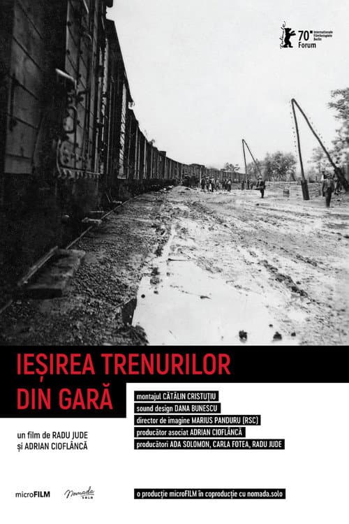 Ieșirea trenurilor din gară afişi