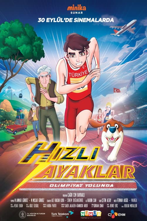 Hızlı Ayaklar - Olimpiyat Yolunda afişi