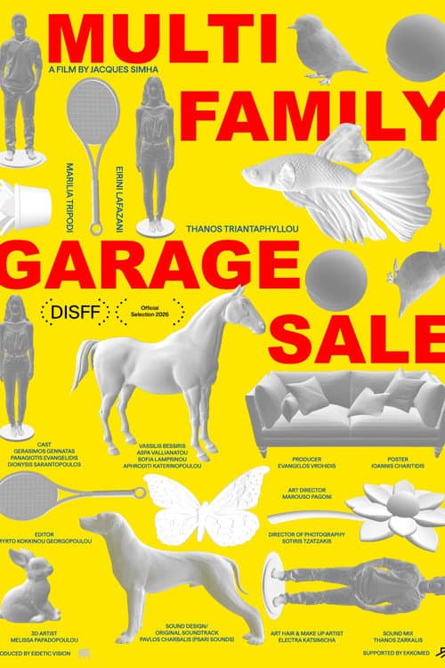MULTI FAMILY GARAGE SALE afişi