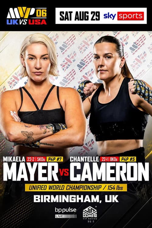 Mikaela Mayer vs. Chantelle Cameron afişi